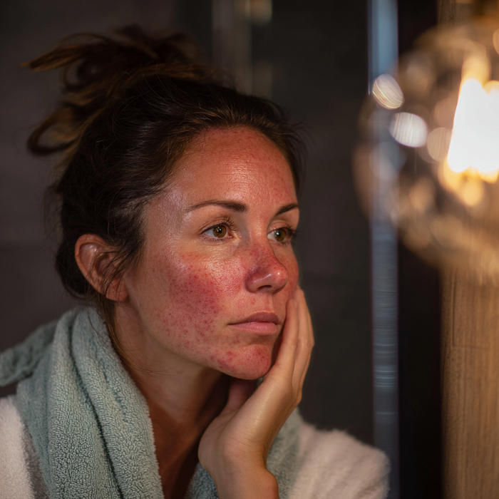 Welke make-up is geschikt voor rosacea?