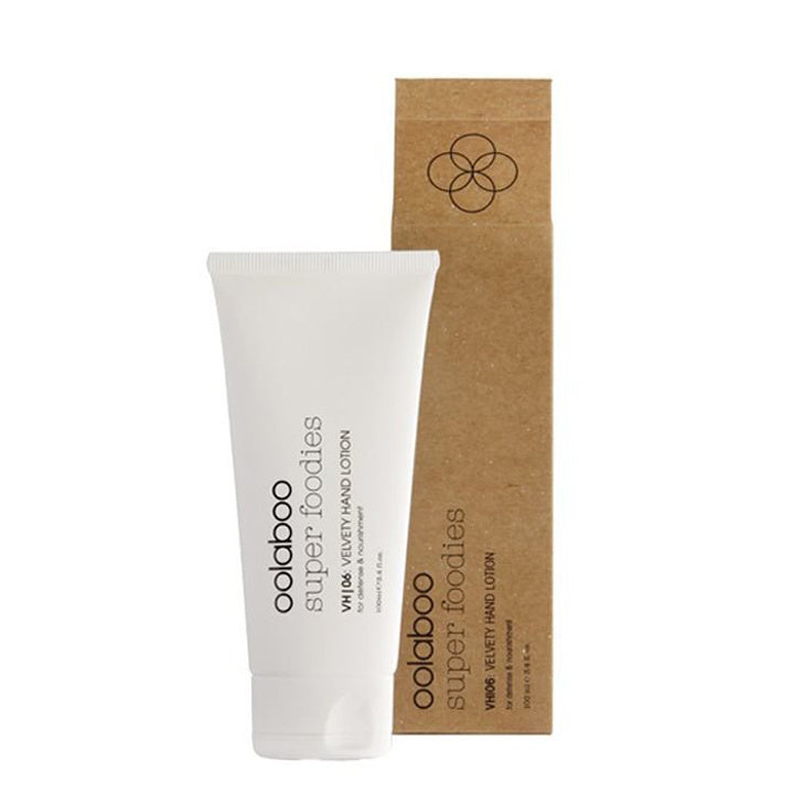 Oolaboo Super Foodies Velvety Hand Lotion 100ml tube avec boîte