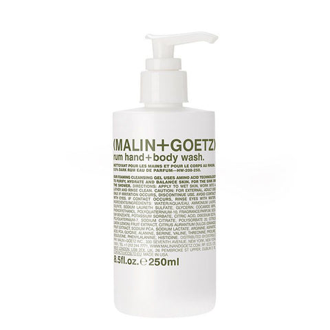 Malin+Goetz Rum Hand + Body Wash 250ml