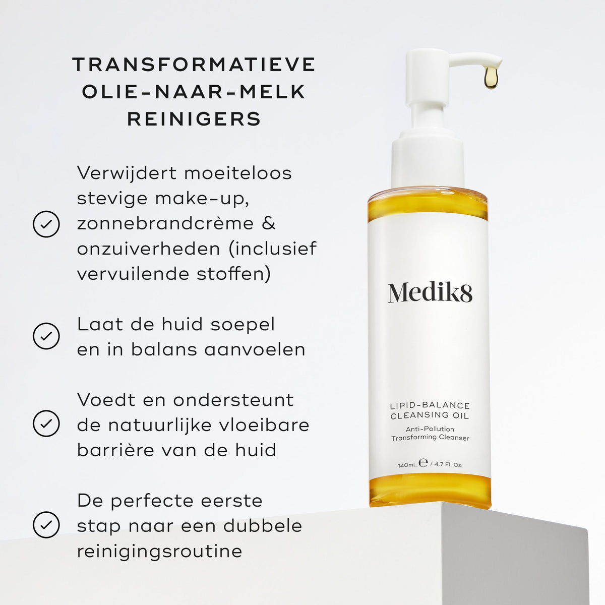 Medik8 Lipid-Balance Cleansing Oil 140ml bienfaits