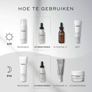 Medik8 Hydr8 B5 30ml layering-gids