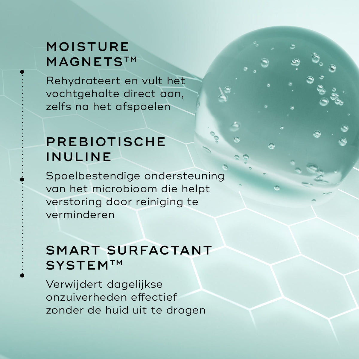 Medik8 Total Moisture Cleansing Gel 145ml ingrédients principaux