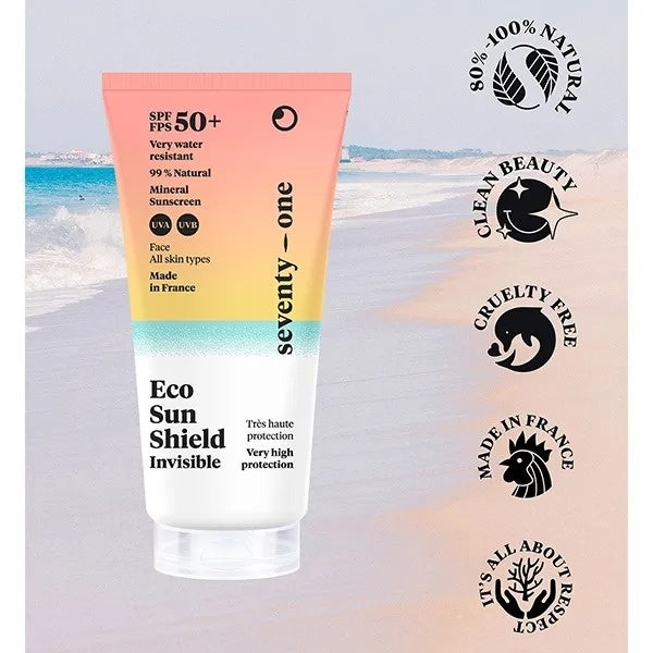 SeventyOne Percent Eco Sun Shield - Invisible SPF50+ ambiance