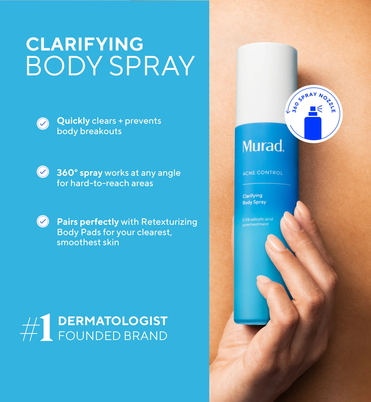 Clarifying Body Spray 180ml | Murad