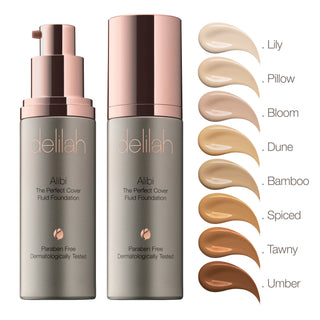 Delilah Alibi Foundation all colours