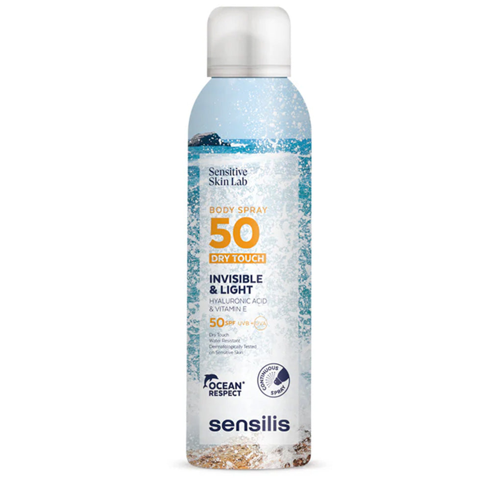 Sensilis Spray corporel Dry Touch FPS50+ 200ml