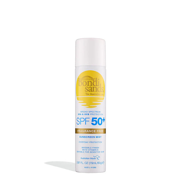 Bondi Sands Everyday Sunscreen Mist SPF50+ Fragrance Free 79 ml