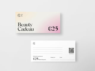 Care for Skin Gift Card 25euro voor en achterkant