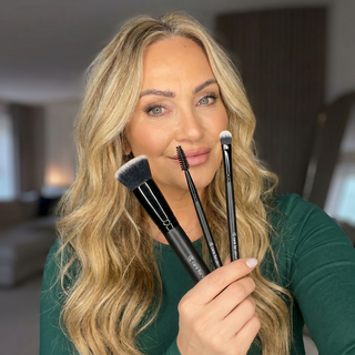 Pinceau à sourcils double embout