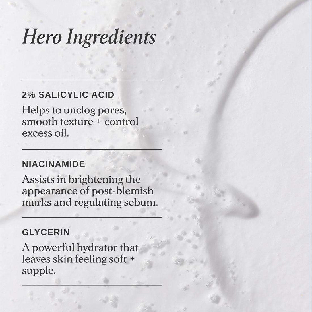 Alpha-H Clear Skin Face & Body Wash ingrédients