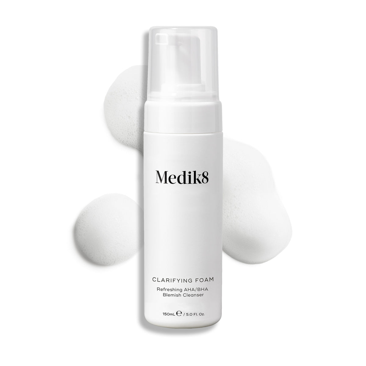 Medik8 Clarifying Foam 150ml avec texture