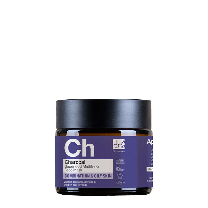 Dr. Botanicals Charcoal Superfood Masque Matifiant Visage 60 ml