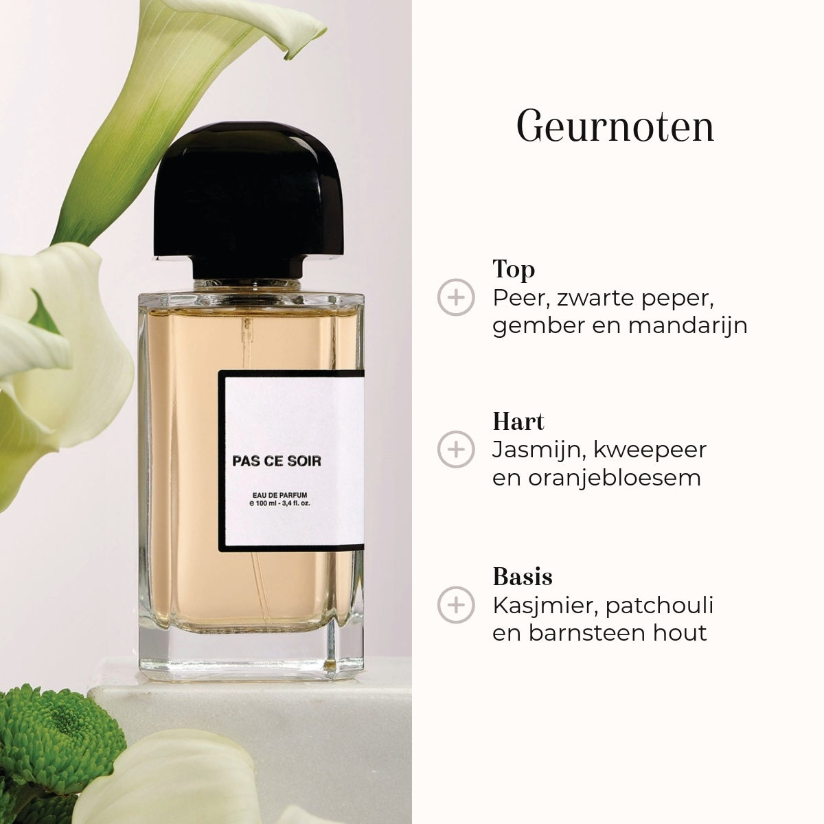 Eau de Parfum - Pas Ce Soir geurnoten 