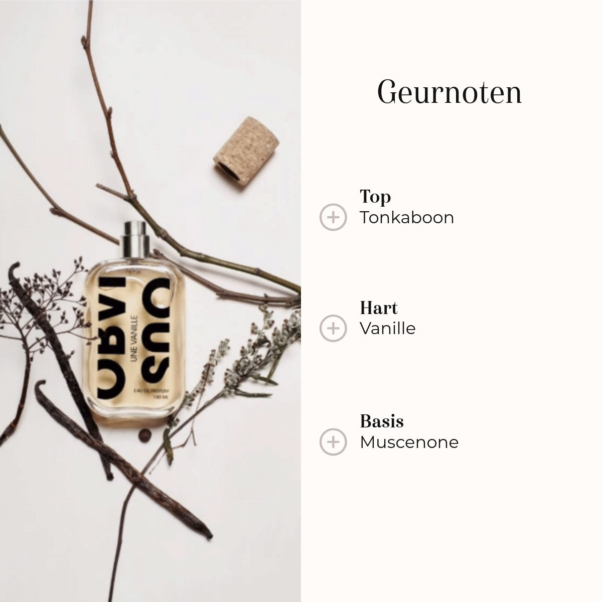 Eau de Parfum - Une Vanille geurnoten