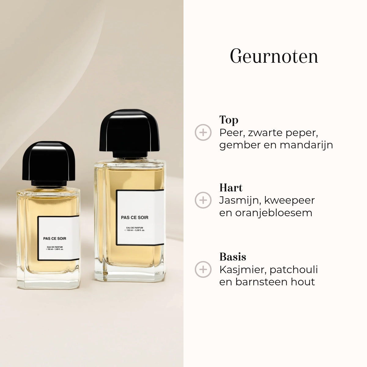 Eau de Parfum - Pas Ce Soir geurnoten