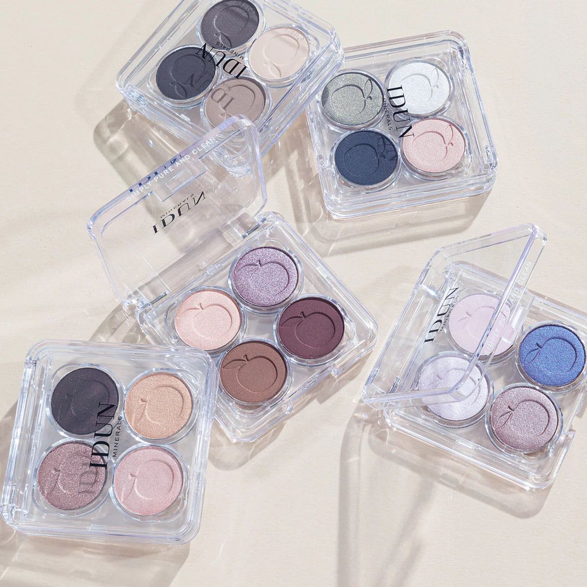 IDUN Minerals Mineral Eyeshadow Palette - Brunkulla ambiance