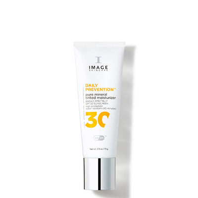 Image of product Crème hydratante teintée minérale pure de protection quotidienne FPS 30 77 ml