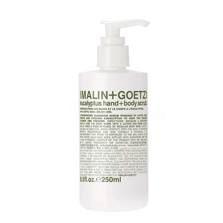 Malin+Goetz Gommage Mains+Corps à l’Eucalyptus 250 ml