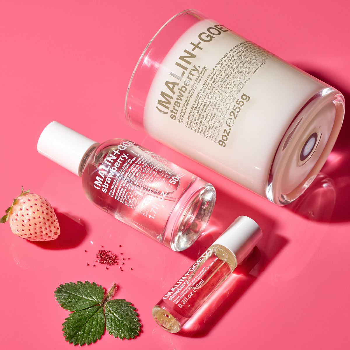 Malin+Goetz strawberry bougie parfumée parfum ambiance