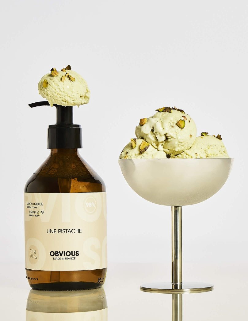 Obvious Parfums Une Pistache Liquid Soap ambiance