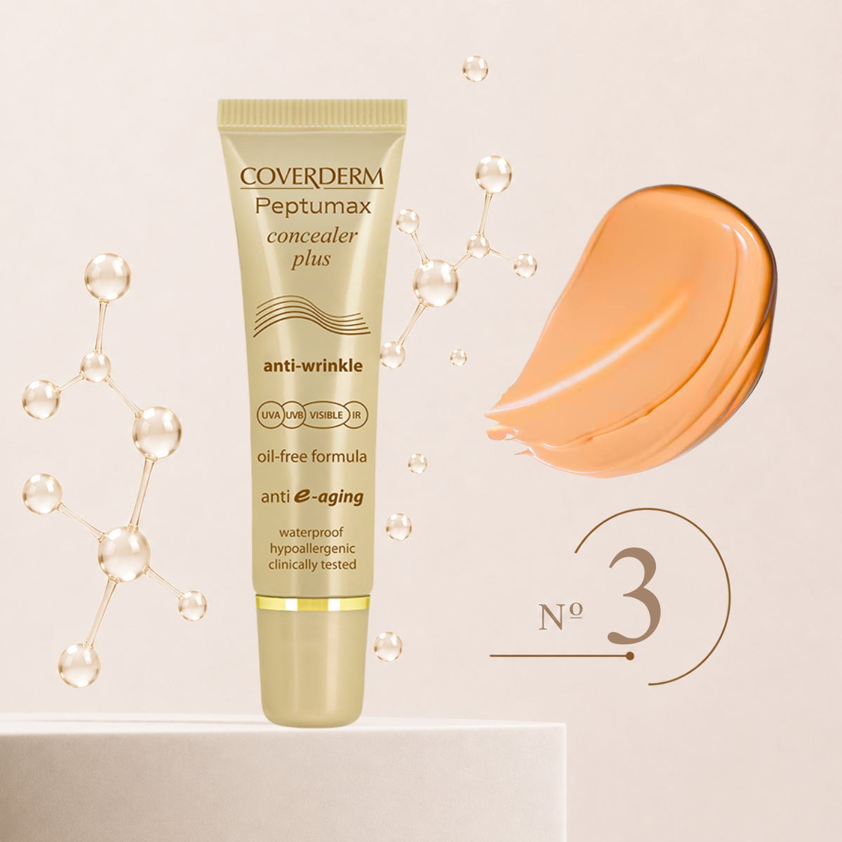Coverderm Peptumax Concealer Plus SPF50 Peptumax 3 emballage