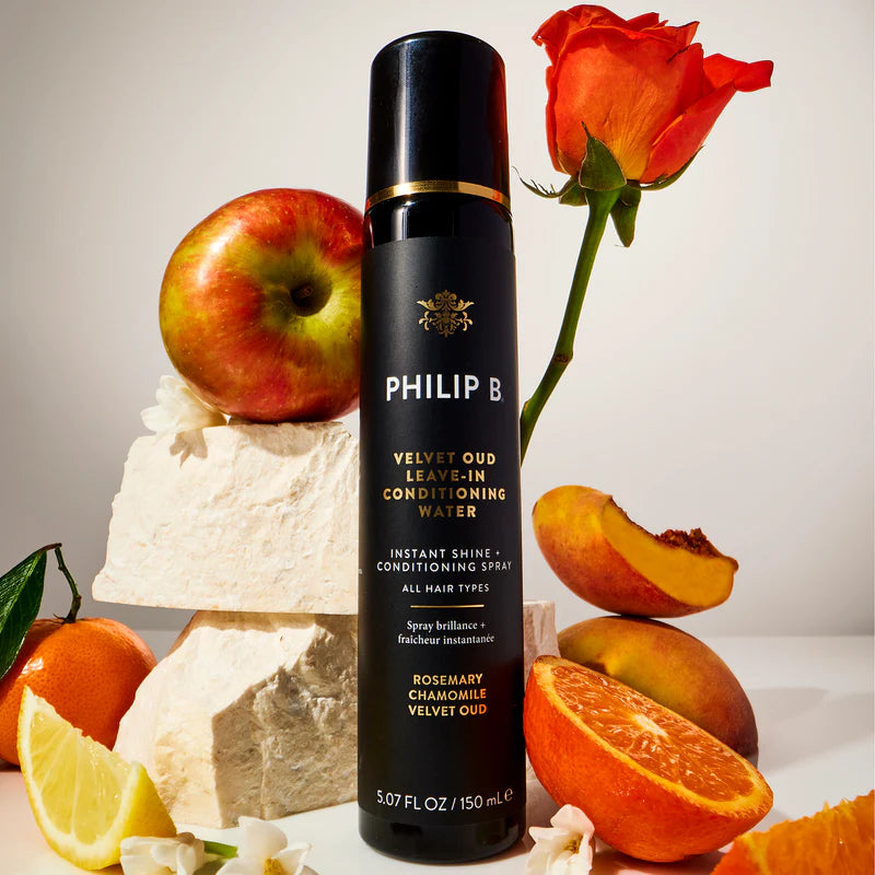 Philip B Velvet Oud Leave-in Conditioning Water ambiance