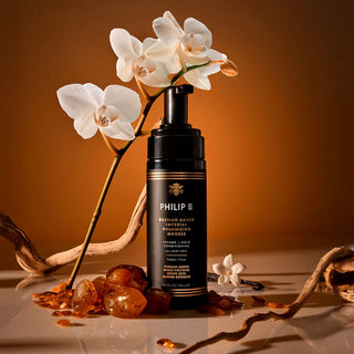 Philip B Russian Amber Imperial Volumizing Mousse aerosol free 163ml sfeer