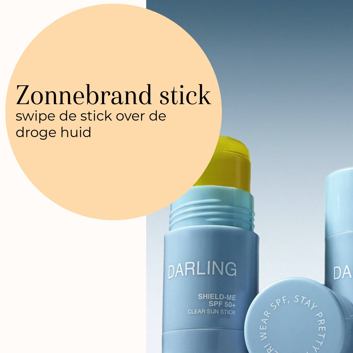 Shield-Me SPF 50 Clear Sun Stick 17gr utilisation
