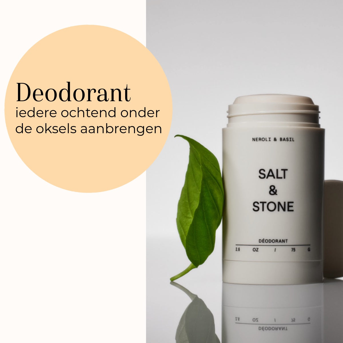 Natural Deodorant - Neroli & Basil (Extra Strenght) 75gr utilisation