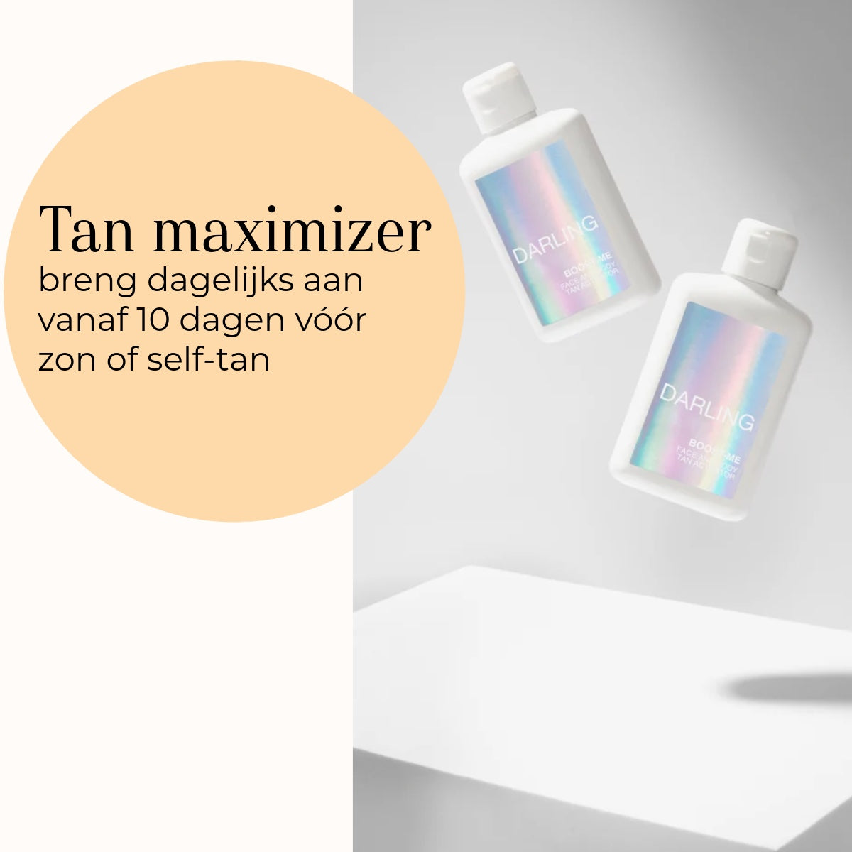 Boost-Me Tan Activator 150ml utilisation