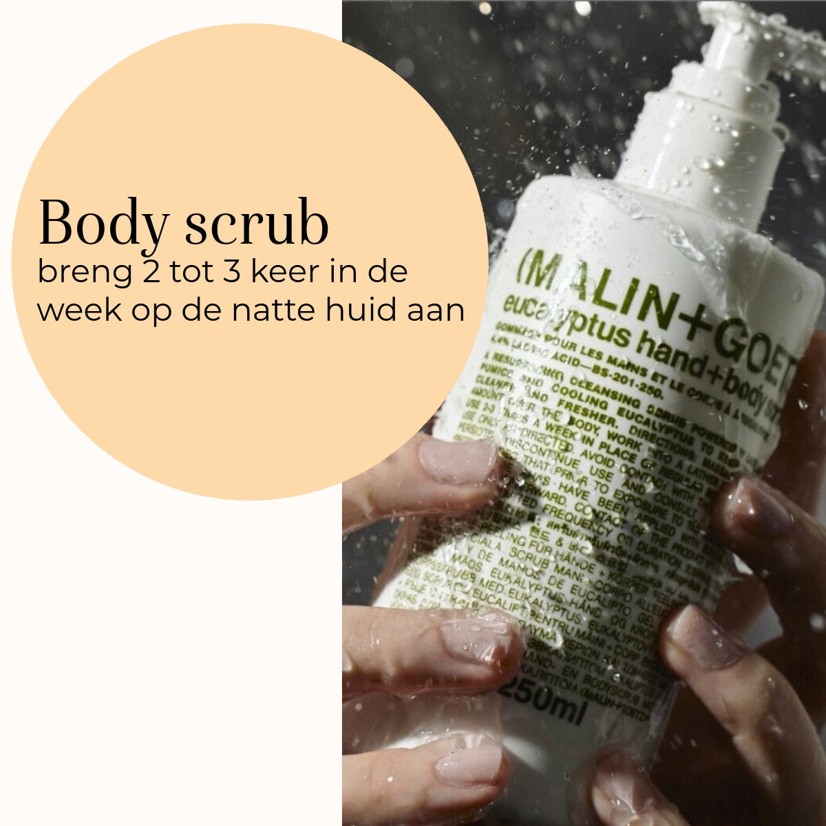 Eucalyptus Hand+Body Scrub 250ml utilisation