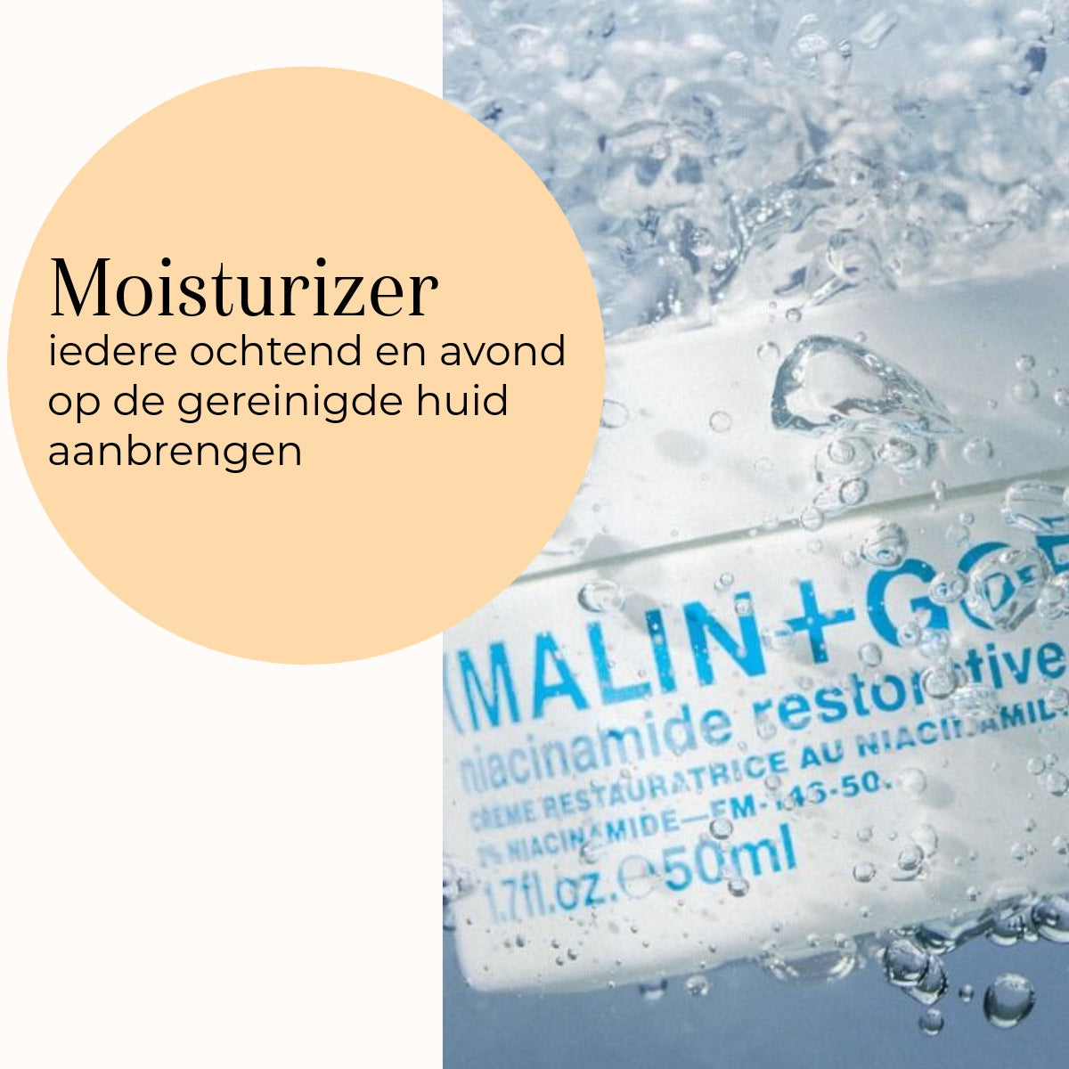 Niacinamide Restorative Cream 50ml utilisation