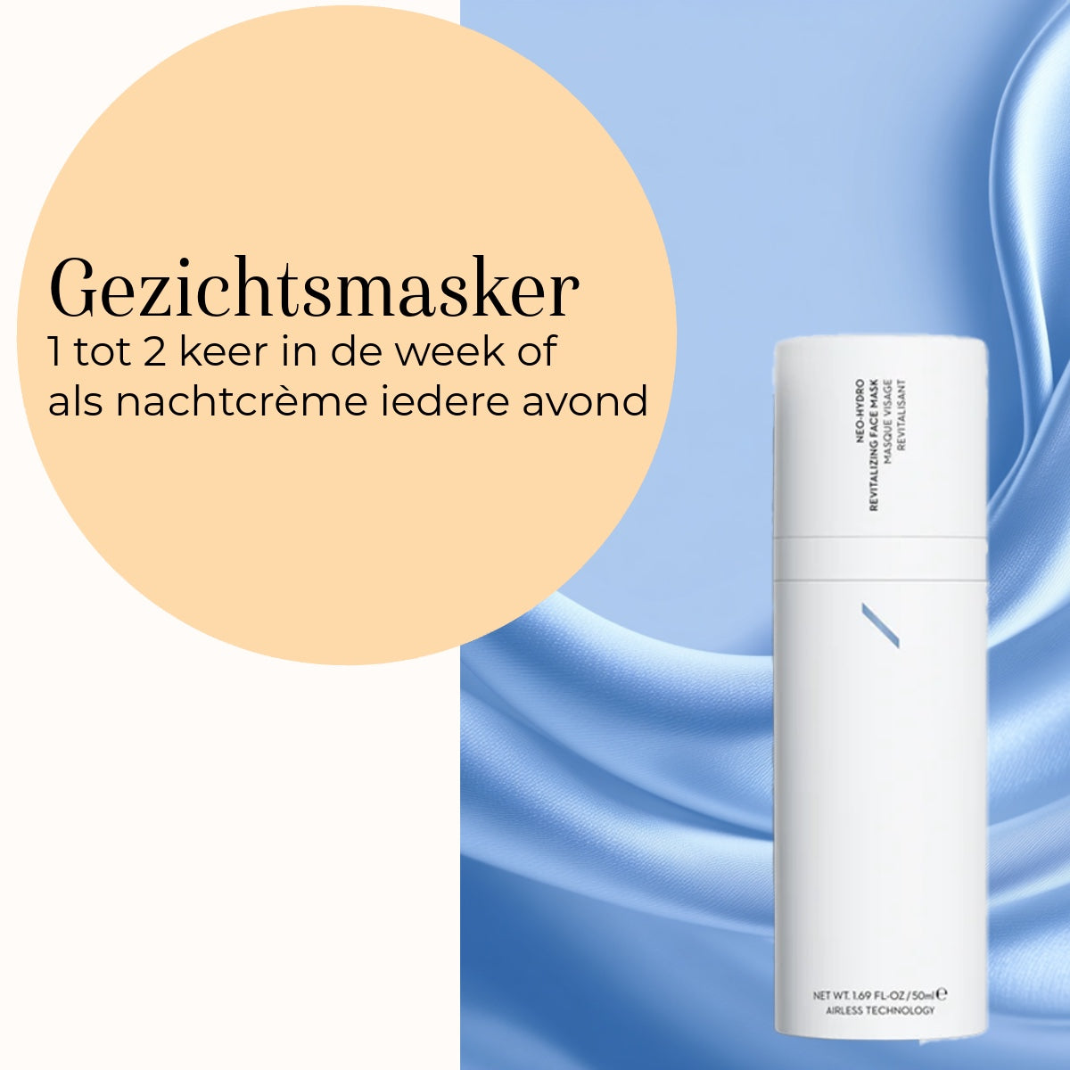 Neo-Hydro Revitalizing Face Mask utilisation