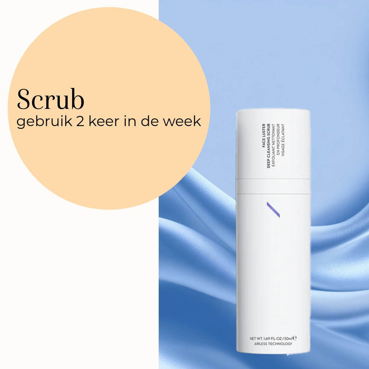 Face Luster Deep Cleansing Scrub utilisation
