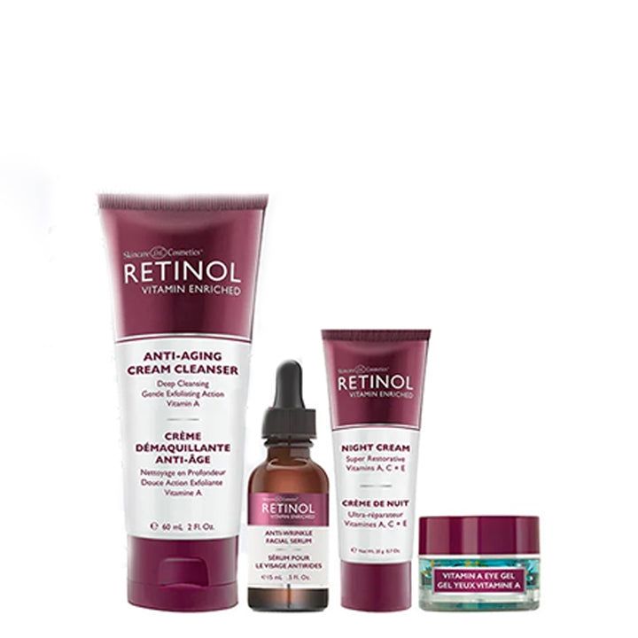 Skincare Cosmetics Retinol Kit de démarrage Anti-âge