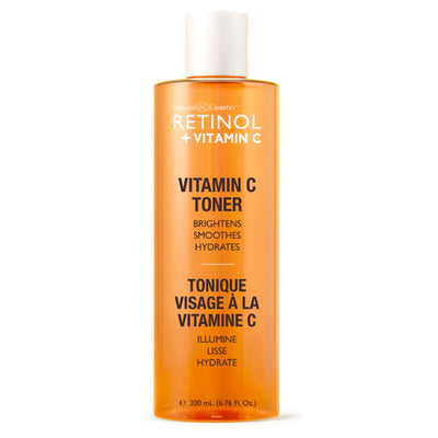 Image of product Lotion tonique visage au rétinol et à la vitamine C – 200 ml