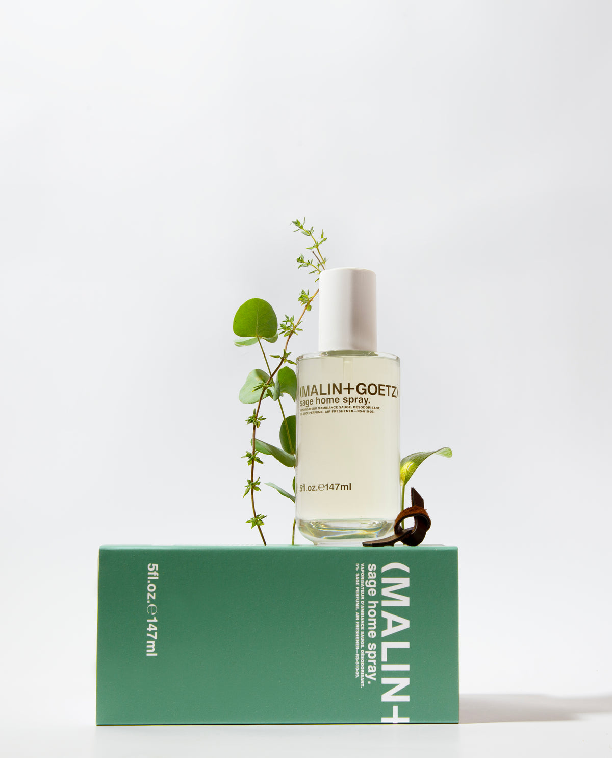 Malin+Goetz Sage home spray ambiance avec étui