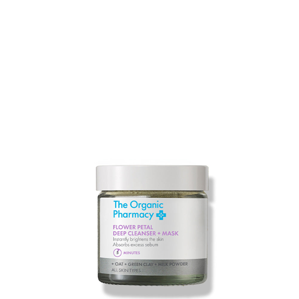 The Organic Pharmacy Nettoyant & Masque Profond aux Pétales de Fleurs 40ml