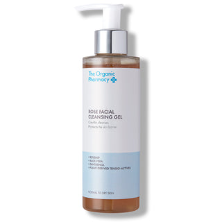 Rose Facial Cleansing Gel 200ml | The Organic Pharmacy