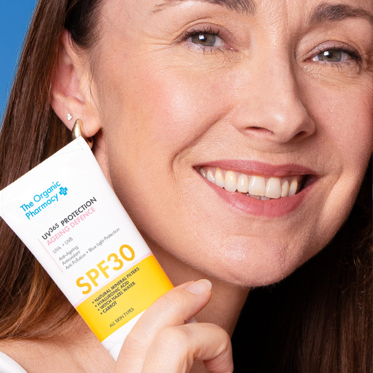 The Organic Pharmacy UV365 Protection Ageing SPF30 40ml. ambiance