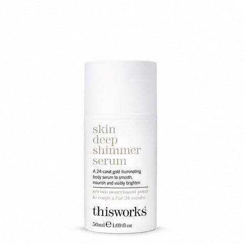 This Works Skin Deep Shimmer serum ambiance