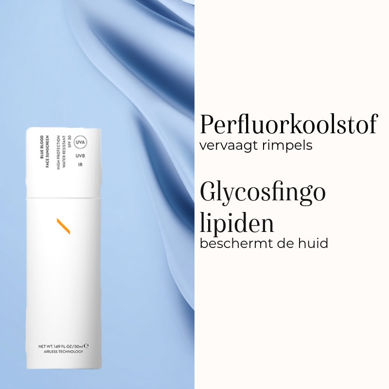 Blue Blood Face Sunscreen SPF30 ingrédients