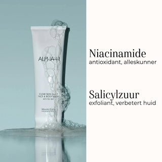 Clear Skin Daily Face & Body Wash 185ml | Alpha-H