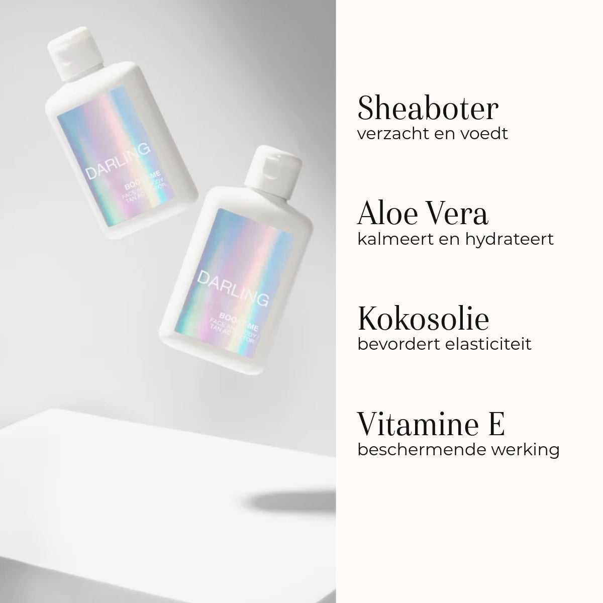 Boost-Me Tan Activator 150ml ingrédients