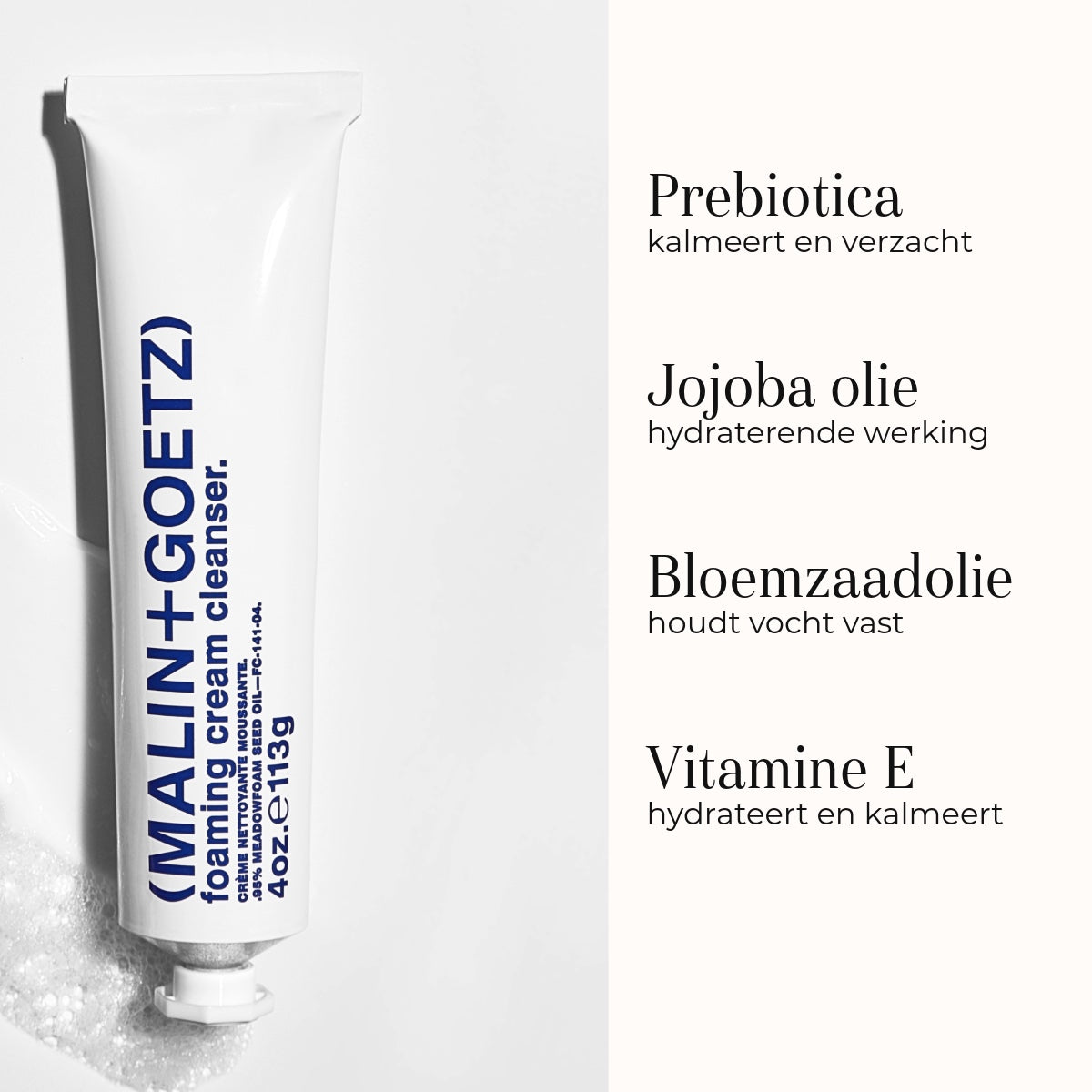 Foaming Cream Cleanser 113gr ingrédients