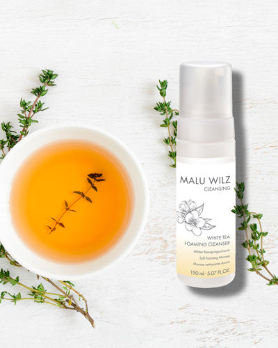 Malu Wilz White Tea Foaming Cleanser 150ml ambiance