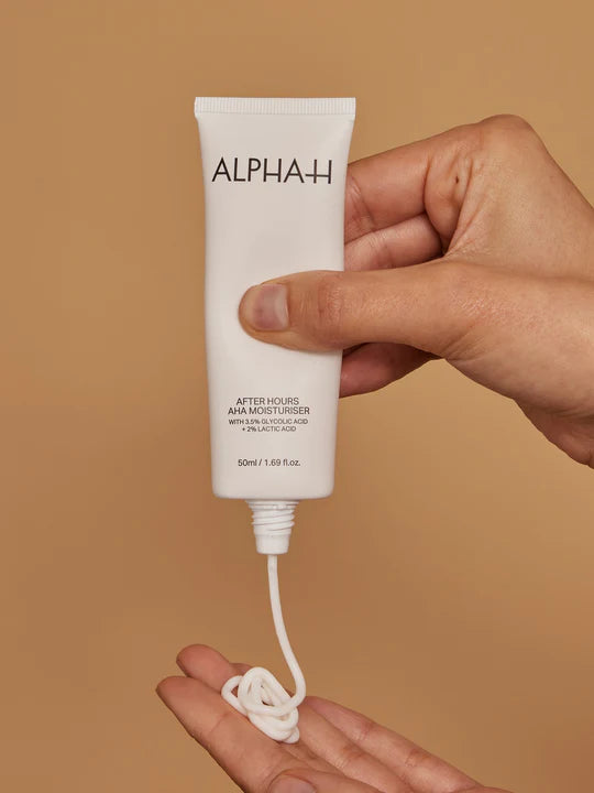 Alpha-H After Hours AHA Moisturiser emballage
