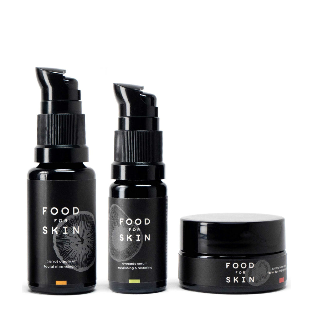 Food for Skin Coffret découverte Avocat - nourrissant en profondeur 15 ml, 15 ml, 10 ml