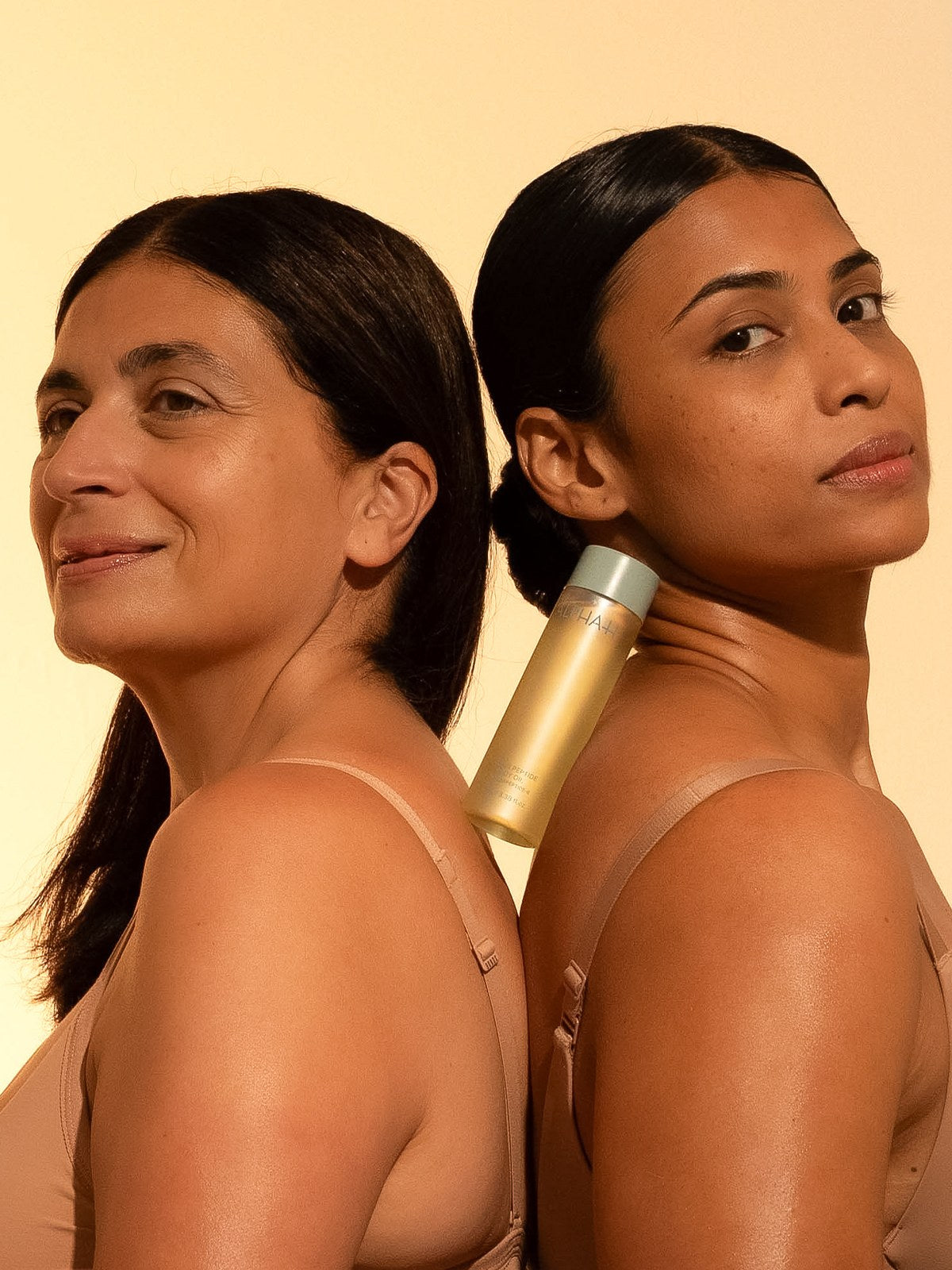 Alpha-H Firming Peptide Body Oil deux modèles avec le flacon