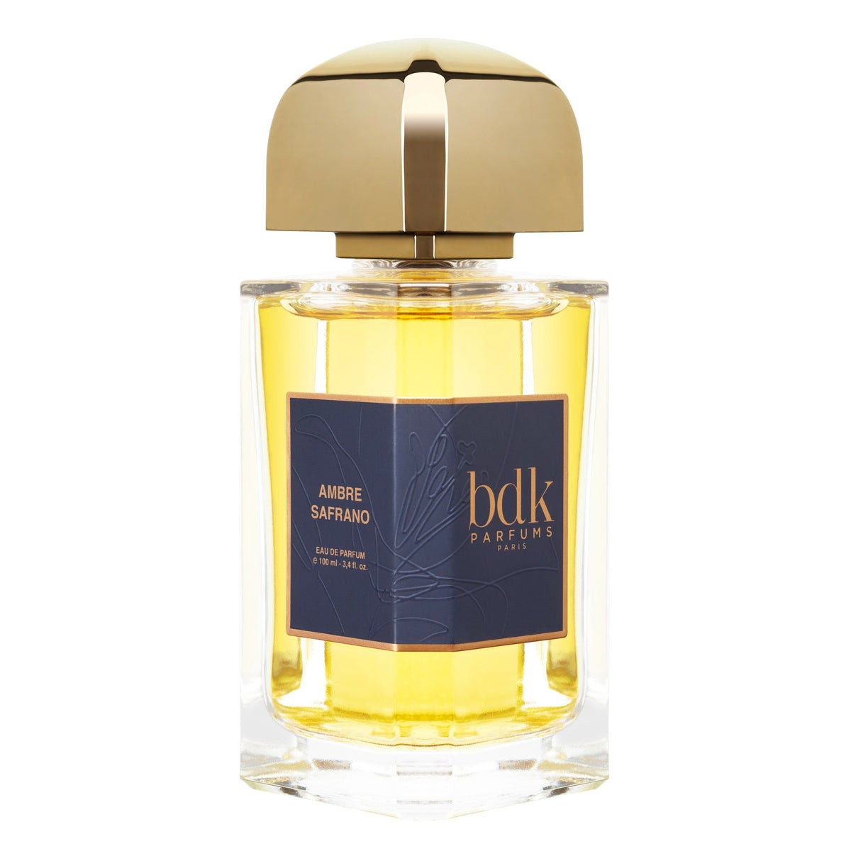 BDK Parfums Ambre Safrano flacon vue de face en biais
